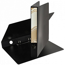 Папка на 2 кольца 40 мм пластиковая "Persona", цвет черный, размер 320х270мм