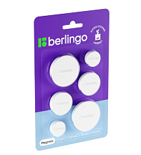 Магниты для доски усиленные 20мм/30мм/40мм  6 шт/уп.белые