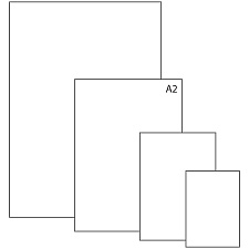 Ватман чертежный А-2 (420мм х 594мм), плотность 200 г/м2