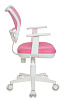 Кресло детское СН-797 WAXSN/PK/TW-13A Обивка - розовая тканьTW-13A. Спинка - розовая сетка. Белый пластик. Узкое сиденье. Нагрузка: до 100 кг.