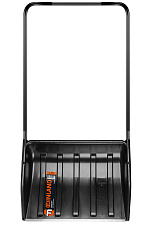 Лопата СКРЕБОК-ДВИЖОК FINLAND 700х540х1405мм пластиковый, алюминиевая планка,