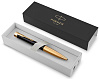 Ручка PARKER Urban Core K314 Muted Black GT М стержень синий, корпус: лак/латунь, поворотный механизм