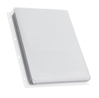 Папка файл - вкладыш с перфорацией А4, 180 мкр, прозрачная, фактурная, объемная с расширением до 250 листов, цена за 1шт