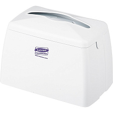 Держатель для сложенных салфеток с верхней подачей Luscan Professional MAXI N4 1331W, пластиковый, белый, размеры: 23х16,5х14 см