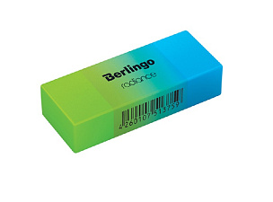 Ластик Berlingo "Radiance" прямоугольный, из пластика, размер 50*18*10 мм, цвет комбинированный ассорти