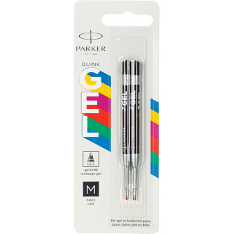 Стержень PARKER гелевый черный 2136231 2шт. в уп