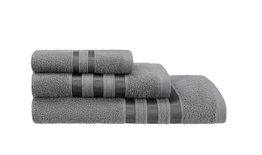 Полотенце махровое "PROVANCE Фрэя" 30х50 см, плотность 360 гр/м2, 100% хлопок, цвет серый 
