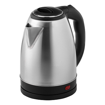 Чайник металл, объём 1,8л, мощность 1500 Вт, цвет серебристый, ручка не нагревается.