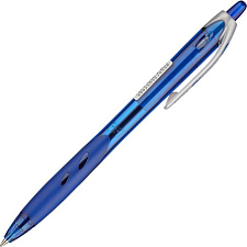 Ручка шариковая автоматическая Pilot BPRG REXGRIP BPRG-10R масляный синий стержень, 0,7мм, в прорезиненном корпусе