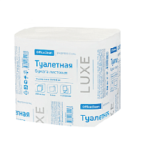 Бумага туалетная 2-х слойная V-сложения, 250 листов,10x23 см, белая, 100% целлюлоза, 30 шт в упаковке