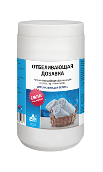 Пятновыводитель и отбеливатель НИКА "Натрия перкарбонат" фасованный 1,2 кг, кислородный, без хлора, для белого белья.