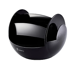 Подставка для канцелярских мелочей 6 отд. Lamark Berlin, пластик черный