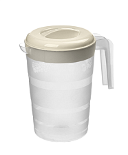 Кувшин для напитков 2 л. с пластиковой крышкой, материал пластик, цвет ассорти