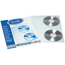 Конверт для СD пластиковый Bantex 2074 5шт./уп