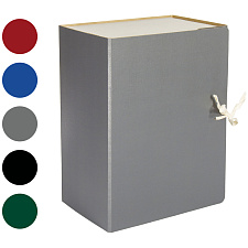 Папка на завязках OfficeSpace, ширина 150 мм, формат А-4, картон с бумвиниловым покрытием, жесткий корпус, цвет ассорти