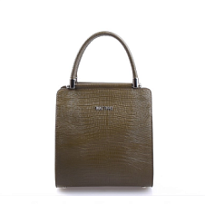 Сумка женская из натуральной кожи MATTIOLI 003-21C13, размер 22x23x10,5 см, цвет оливковый