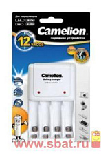 Зарядное устройство Camelion BC-1010B R03/R6*2/4 (ток 200mA) таймер 12 часов/откл, свет. индик