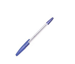 Ручка шариковая Профи-Стиль, синий стержень, 1,0 мм, резиновая манжетка, 0,5*142мм, корпус прозрачный