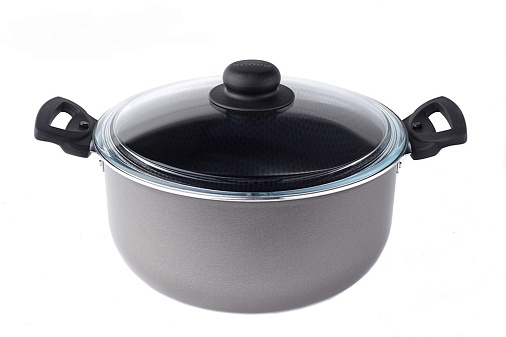 Кастрюля Scovo Discovery СД-008, 4,5 л, d=24 см, цветной алюминий, антипригарное покрытие, крышка стекло