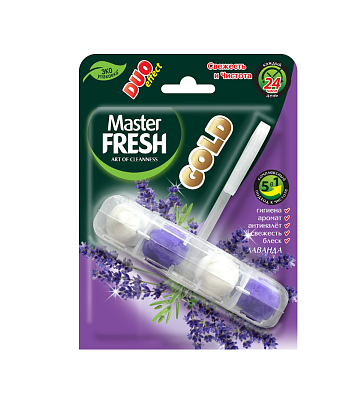 Подвесной очиститель для унитаза "Master FRESH" 50 гр, ассорти