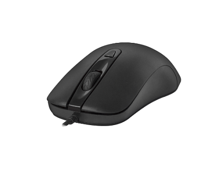 Мышь проводная Defender Classic MB-230 оптическая (1000 dpi), USB (3but)+Roll, 3 кнопки, длина провода 1,5м, размер 67х38х125, цвет черный