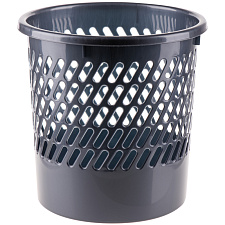Корзина для бумаг 11л "OfficeClean" пластиковая, сетчатая, цвет серый