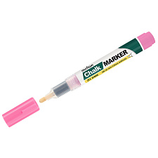 Маркер мелковый MunHwa "Chalk Marker", розовый, круглый наконечник, толщина линии 3 мм, спиртовая основа