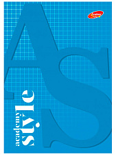 Блокнот формат А-6, 50 листов "As-style", блок без линовки, на скобе, обложка картон, 3 дизайна
