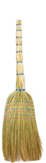Веник 6-и прошивной, сорго, прошитый проволокой, высота 70-80 см, ширина 25-28 см, "Премиум"