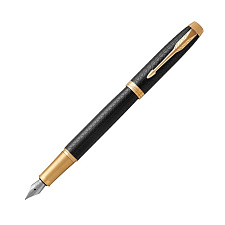 Ручка перьевая PARKER IM Premium Black GT F323 синяя