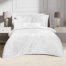 Комплект постельного белья 2-спальный Макси Сатин/Жаккард  "Орнелла" Простыня 220х240 см, пододеяльник 175х215 см, наволочка 70х70 см - 2шт, наволочка 50х70 см- 2 шт. Упаковка: фирменный подарочный чемодан