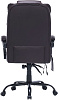 Кресло Cactus CS-CHR-OC03M-BR с вибромассажем, материал экокожа цвет коричневый, Крестовина сталь, Механизм Топ-ган, Максимальная нагрузка до 120 кг
