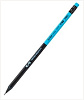 Карандаш чернографитовый Deli EC019-2B Enovation с ластиком, 2B, деревянный, шестигранный, цвет ассорти