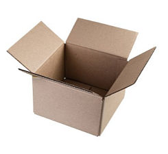 Гофро короб / коробка упаковочная 380х285х228 мм №17, марка картона Т-23 трехслойный (толщина 2,5мм) склейка
