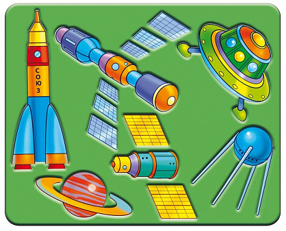 Трафарет пластиковый  Луч "Космос" 