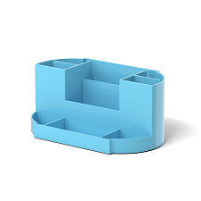 Подставка для канцелярских мелочей ErichKrause Victoria, Pastel, пластиковый, цвет голубой