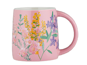 Кружка Maxwell & Williams "Garland" 370мл, материал: фарфор, цвет розовый