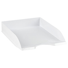Лоток горизонтальный пластиковый Стамм "ДЕЛЬТА" цвет белый