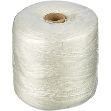 Шпагат нить капроновая плотность 187 Текс х 2, диаметр 1мм, длина 1714 м, разрывная нагрузка 15.1 кгс, вес 800гр, цвет  белый