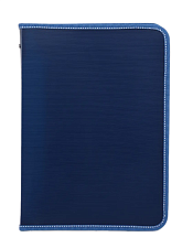 Папка пластиковая, на молнии А4, арт. PPL-1, внутренний карман, цвет синий, 500 мкр(толщина пластика 0,5мм)