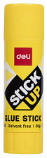 Клей-карандаш " Deli Stick UP" на основе PVP (ПВП) 36гр, желтый корпус (арт. ЕА20310)
