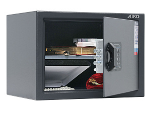 Сейф мебельный AIKO Т-250 EL 250x350x250 (ВхГхШ), вес 6,2кг, объем 17,7 л, замок электронный кодовый.