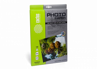 Фотобумага Cactus CS-GA314050  A3, 140г/м2, 50л., белый глянцевое для струйной печати 