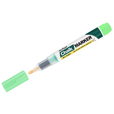 Маркер мелковый MunHwa "Chalk Marker", зеленый, круглый наконечник, толщина линии 3 мм, спиртовая основа