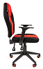 ОБНОВЛЕНИЕ КОЛЛЕКЦИИ. ГОРЯЩАЯ ЦЕНА! Кресло CHAIRMAN GAME 8 обивка ткань стандарт, цвет черный/красный. Пластиковая крестовина. Асинхронный механизм. Нагрузка до 100 кг.