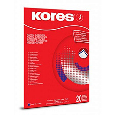 Бумага копировальная KORES 20л./уп., синяя