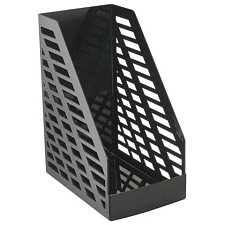 Вертикальный накопитель пластиковый Стамм "XXL" ширина 160 мм, цвет черный