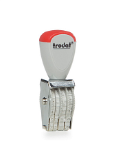 Датер TRODAT 1004 ленточный банковский (месяц цифрами, разделитель-точки), металлический каркас, высота шрифта даты 3 мм