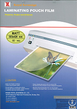 Заготовки для ламинирования А3 матовая поверхность, размеры 303х426мм, 60мкр, 100шт.уп.