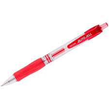 Ручка гел. автомат. 0,7 мм, красная, Crown "CEO Jell" в состав которых входит вода и масляная основа.